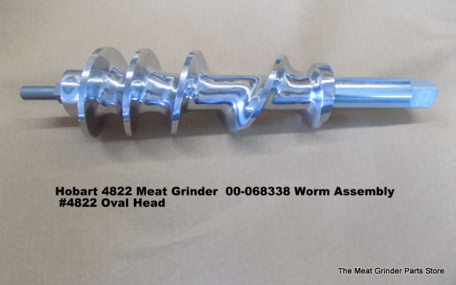 Hobart 4822 Tinned Meat Grinder Attachment D-119760-1 Meat Receiving Pan &  Stomper Tinned #22 Cylinder-Ring-Auger Two Hi Quality Stainless Knives. Hi  Quality 3/8 First Grind & 3/16 Second Grind Stainless Steel Grinder  Plates.